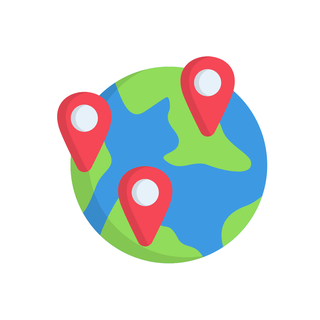 Choose from over 100+ countries